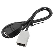 AUX USB Female Cable Adapter Port For 2008 Onwards Honda/Civic/CR-V/ Accord/Fit