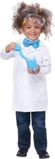 Lil' Scientist Inventor Einstein Lab Coat Fancy Dress Up Halloween Child Costume