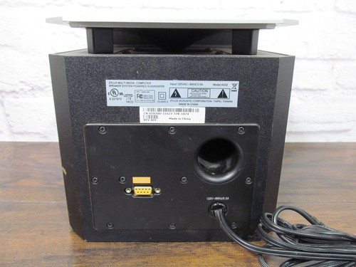 Dell A525 Zylux Multimedia Computer Powered Subwoofer ONLY Untested - Picture 4 of 6