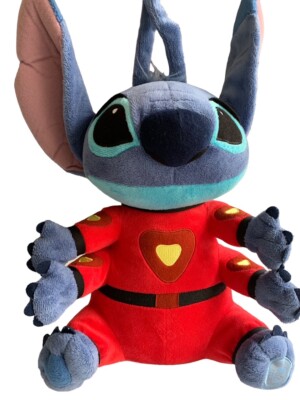 Disney Stitch Plush Alien in Red Spacesuit Lilo &amp; Stitch Stuffed Toy 16 ...