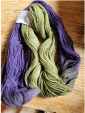 Wool of the Andes Worsted Superwash Yarn by Knit Picks Purple/Green