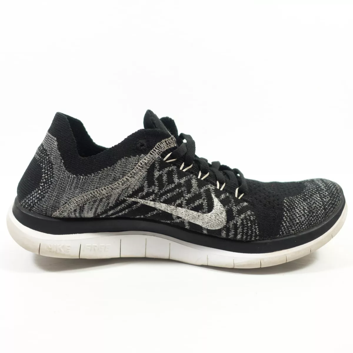 Nike free 4.0 flyknit black and white shop womens