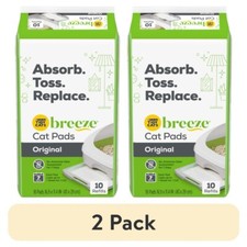  10 pack Purina Tidy Cats Breeze Absorbent Cat Litter Pads, 10 ct. Pouch