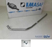 Imasaf Auspuff Hosenrohr + Schelle FüR Fiat Panda 800 + 900 (141A) 1980-1985