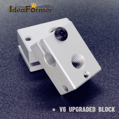 5Pcs 3D Printer V6 Upgraded Version Heating Block 23*16*12mm for kossel Prusa i3