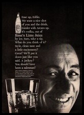 1962 Eddie Arcaro Horse Racing Jockey Rose's Lime Juice Drink Mixer Print Ad
