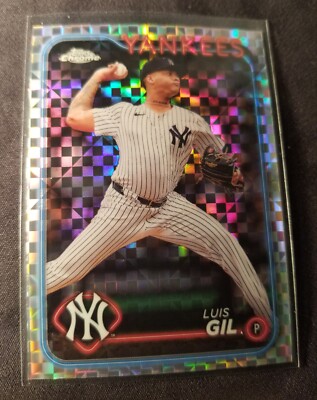 Luis Gil (AL ROY!) - 2024 Topps Chrome Update - X-Fractor - #USC160 - NY Yankees