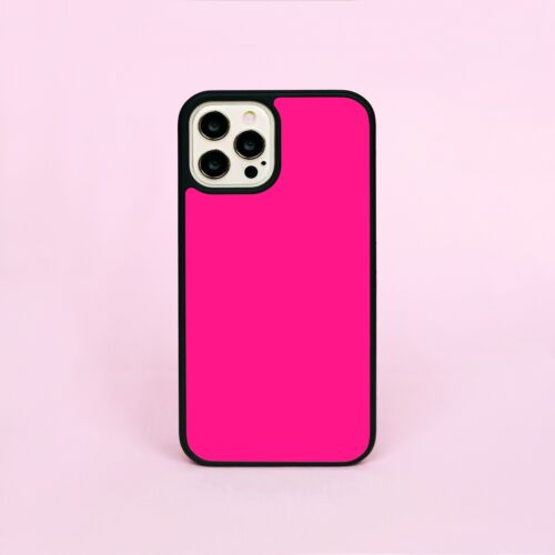 Hot Pink Bright Magenta Baby Doll Colour Phone Case/Cover For iPhone - Picture 11 of 11