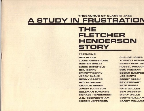 Fletcher Henderson –A Study In Frustration 4x Vinyl LP Box Set w/ Book - Picture 4 of 24