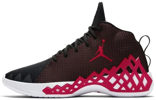 Jordan Jumpman Diamond Mid Black University Red