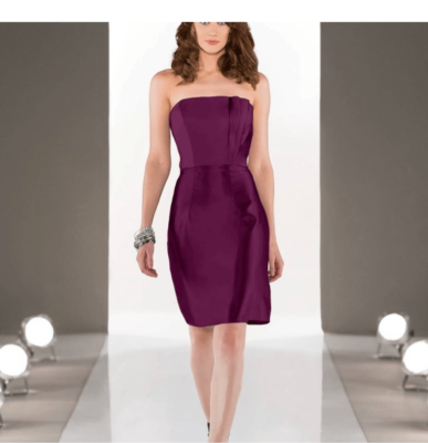 Sorella Vita Strapless Bridesmaids Dress purple | eBay