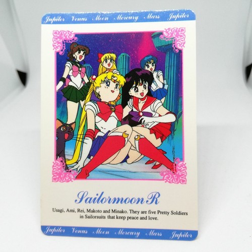 127 5 Sailor Warriors Sailor Moon Card Super R S Anime BANDAI NAKAYSHI - Picture 11 of 12