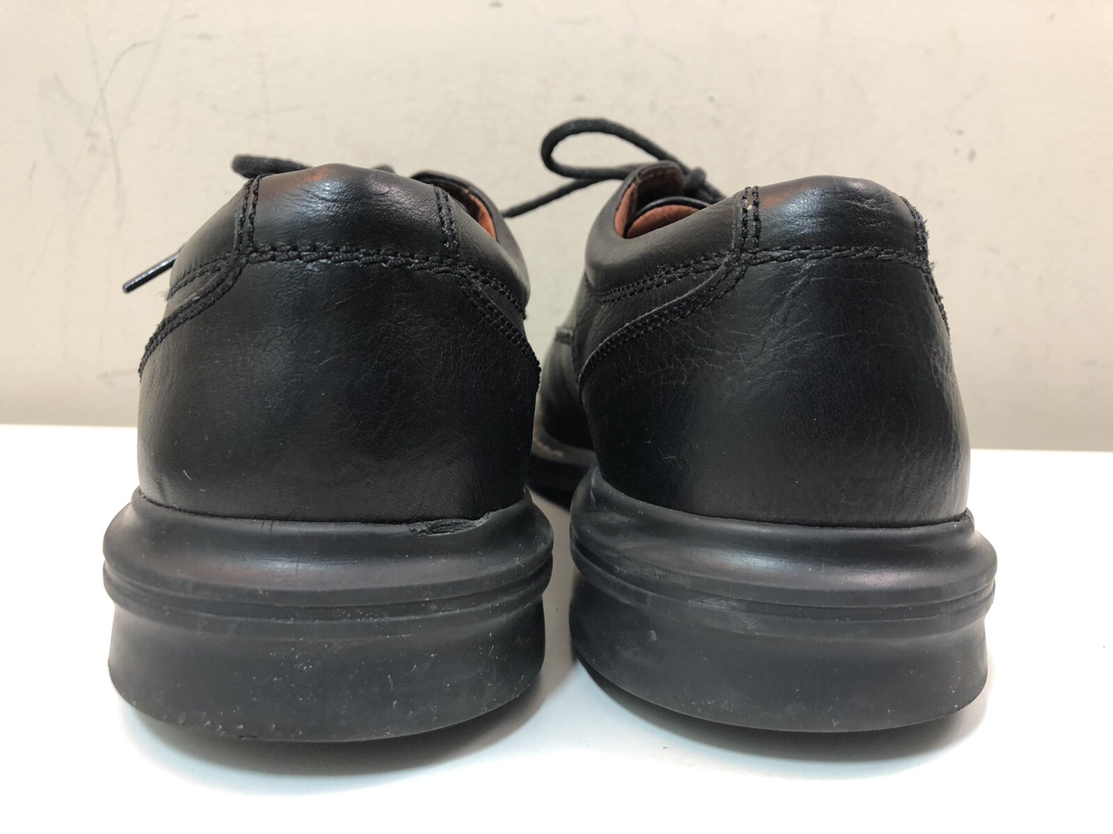 SAOLA Scarpe Oxford da uomo Johnston & Murphy nere in pelle con suola punto superiore 8 5 M