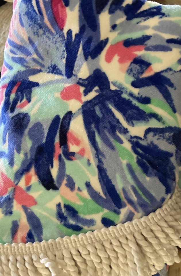 Lilly Pulitzer 60" Round Beach Towel in Cabana Cocktail - Image 3 of 4