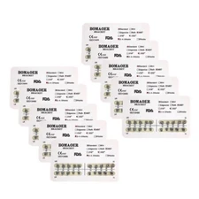 10 Packs Dental Orthodontic Standard MBT 022 345hook Mental Bracket Brace