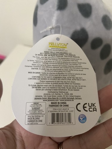 Squishmallow 8" Isis the Spotted Seal Kellytoy NWT - Picture 5 of 7
