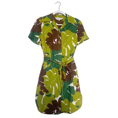 trina turk shirt dress Portrait Shirt Dress