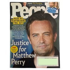 People Magazine September 2 2024 Justice For Matthew Perry Phil Donahue Legend