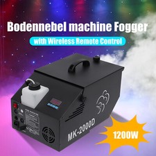 Low Fog Bodennebelmaschine Kompakt, DMX-512, Wasserbasis, 1200 Watt Hazer Fazer