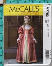 "Misses' Costume" 2018 McCall's Costumes Dress Skirt Pattern M7763 6-14 NEW