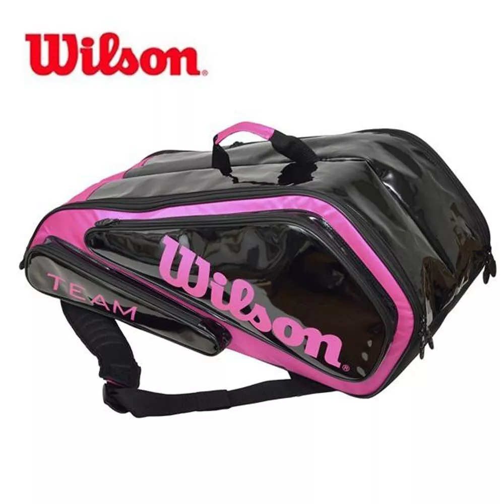 Pink wilson top tennis bag