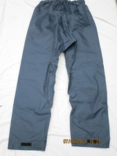 Blaue Regenhose,Trousers Foulweather,RAF,N&auml;sseschutzhose,Gr. 79/92