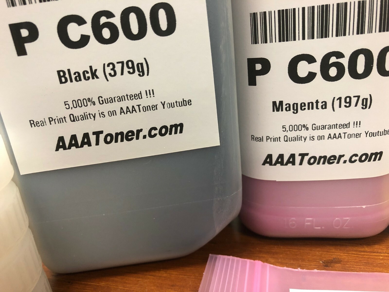 (379g/197g) 4 Toner Refill for Ricoh P C600, PC600 Color Printer + 4 ...