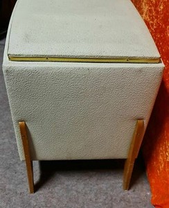 Origina Alte Wäschetruhe Wäschepuff Wäschebox Kult Retro Design ca