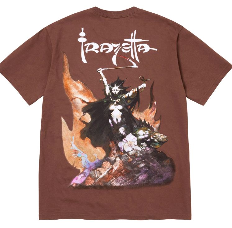 Supreme Frank Frazetta Woman With Scythe Tee Death Dealer Large