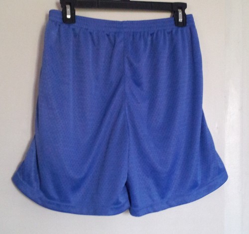 Girls Blue Basketball Athletic Mesh Shorts Size XL 6" Inseam Activewear C9 - Picture 2 of 12