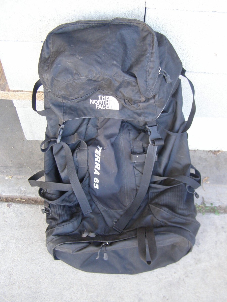 THE NORTH FACE TERRA 65 ブラック The North Face Terra 65 Black/Grey Hiking Internal Frame