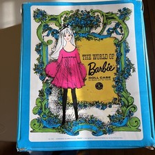 VTG 1968 The World of Barbie doll case 1002