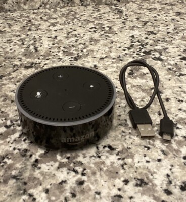 (F) Amazon Echo Dot 2nd Generation Smart Speaker - Black
