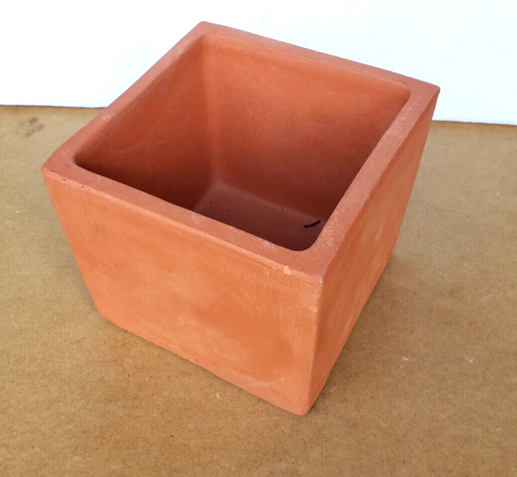 MCM David Gil DISPLAY BOX / VASE - 6" Cube w/ tray