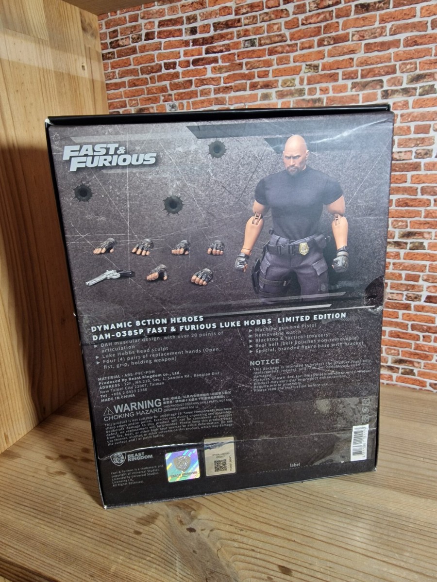 Figurine Fast & Furious - Luke Hobbs - Edition Limité - Beast Kingdom Figurine Fast & Furious - Luke Hobbs - Edition Limité - Beast Kingdom