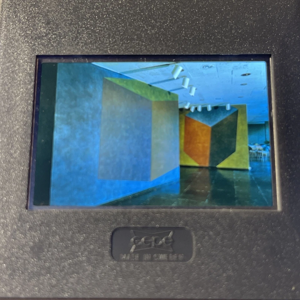 "Художественный слайд Sol Lewitt ""Wall Drawing, John Weber Gallery"" минимализм 35 мм" - Изображение 3 из 3