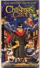A Christmas Carol 2001 Vhs Animated Movie Musical Sealed - 20th Century Fox Nos A Christmas Carol 2001 Vhs Animated Movie Musical Sealed - 20th Century Fox Nos