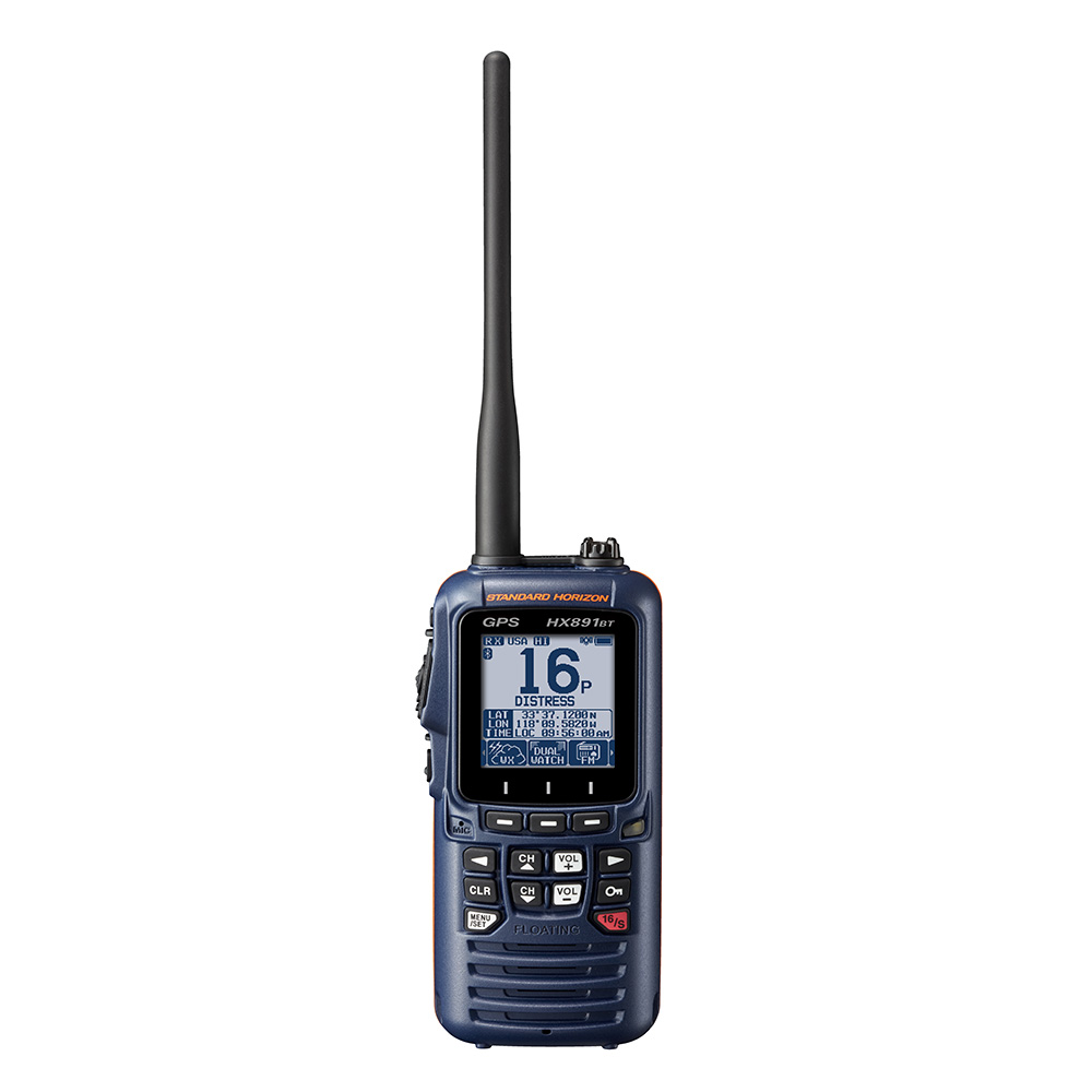 Standard Horizon HX891BT Handheld VHF Radio with Bluetooth - Navy Blue