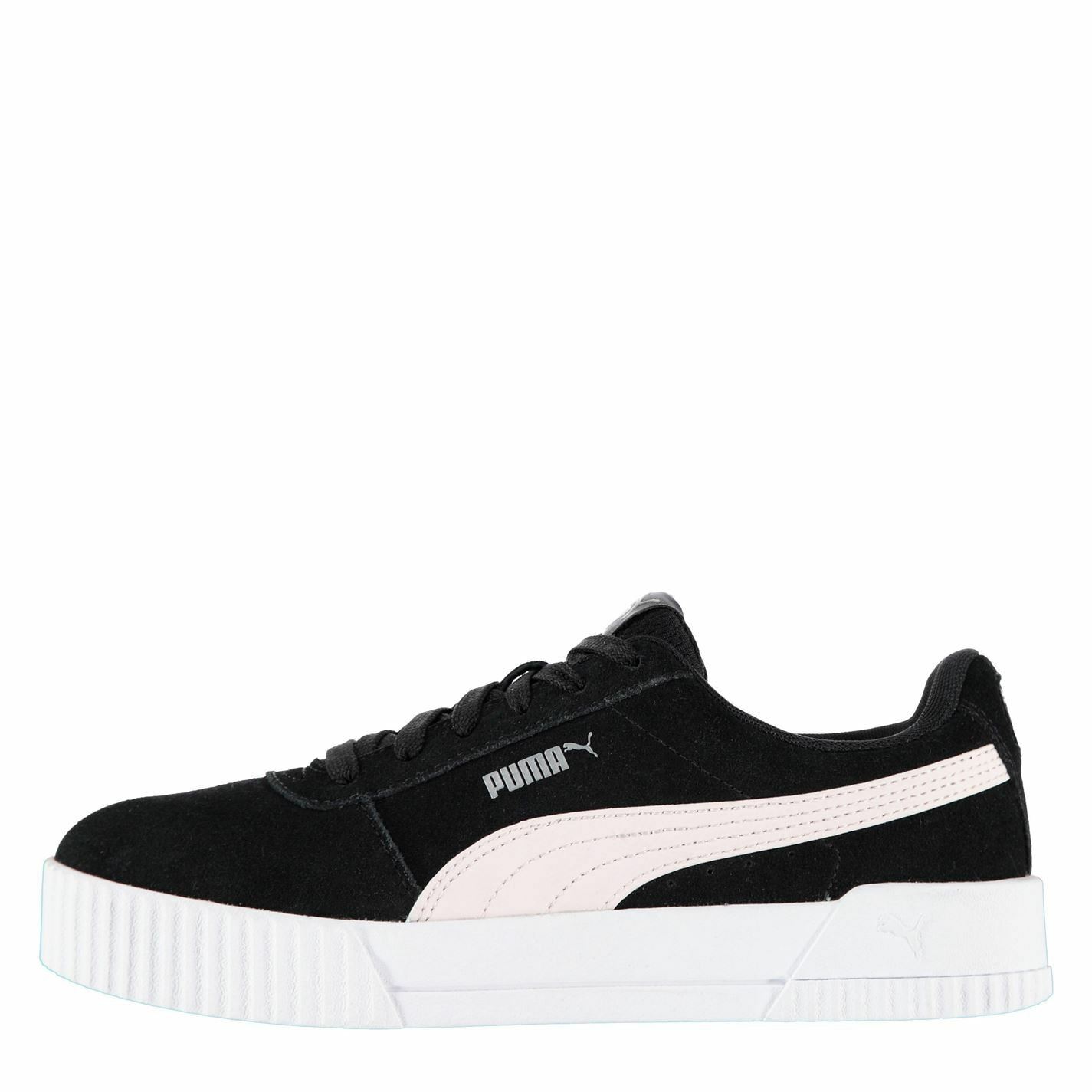 puma carina black suede