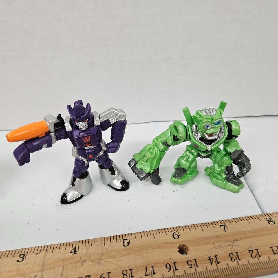 LOT Playskool ROBOT HEORES Transformers BRAWL SKIDS GALVATRON Figures - Image 3 of 4