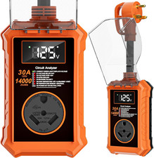 Rv Surge Protector 30 Amp 14000 Joules Waterproof Circuit Analyzer with Smart