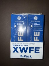 GE XWFE Refrigerator Water Filter, Genuine Replacement Filter, Certified to Red
