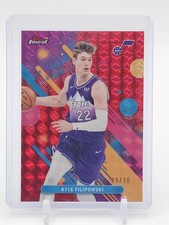 KYLE FILIPOWSKI 2025-26 TOPPS FINEST COMMON RED GEOMETRIC AUTO /10 JAZZ Q3824