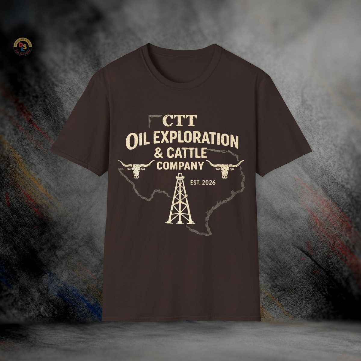 CTT Oil & Cattle Company Landman T-Shirt | Softstyle Tee | eBay