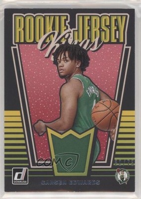2019-20 Panini Donruss Rookie Jersey Kings /75 Carsen Edwards #RJK-CED RC 3e3