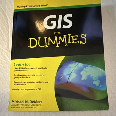 GIS For Dummies Michael N. DeMers Workbook Paperback English (For Dummies)