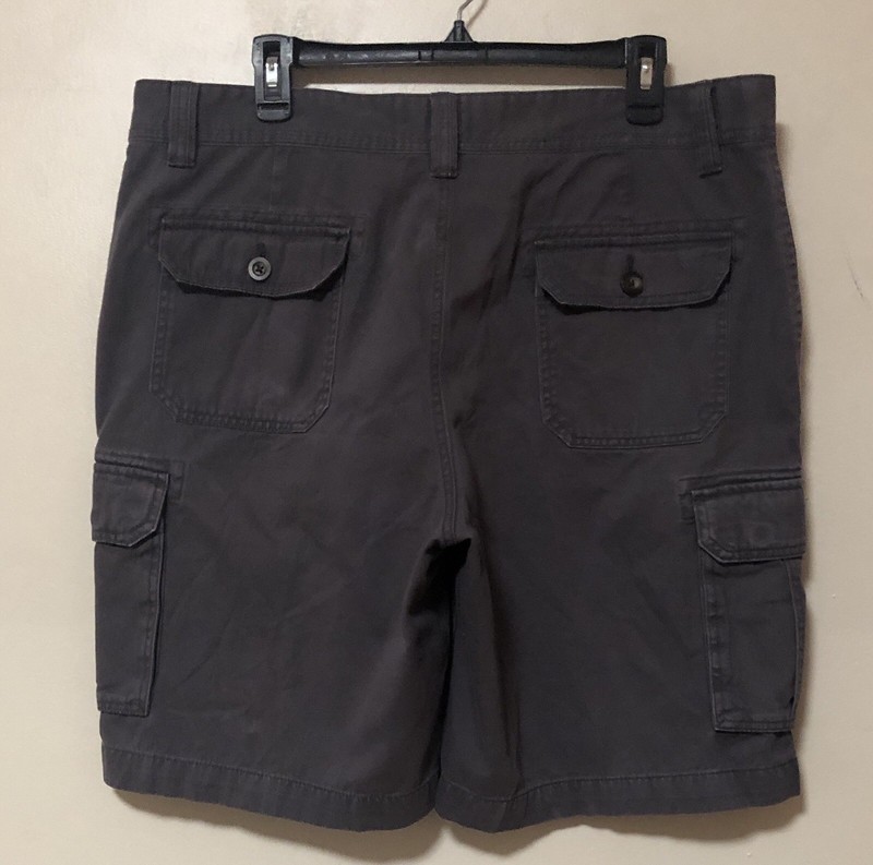 Vintage Men’s Amazon Essential Flat Front Twill LightCargo Shorts Size 36x9