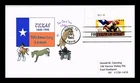 DR JIM STAMPS US COVER REPUBLIC OF TEXAS 150TH ANNIVERSARY FIRST DAY ISSUE