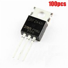 100Pcs Transistor IRFZ44N IRFZ44 49A 55V N-Channel Mosfet Component TO-220 Ic nx