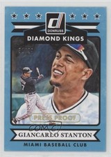 2015 Panini Donruss Diamond Kings Press Proof Gold 51/99 Giancarlo Stanton o7m